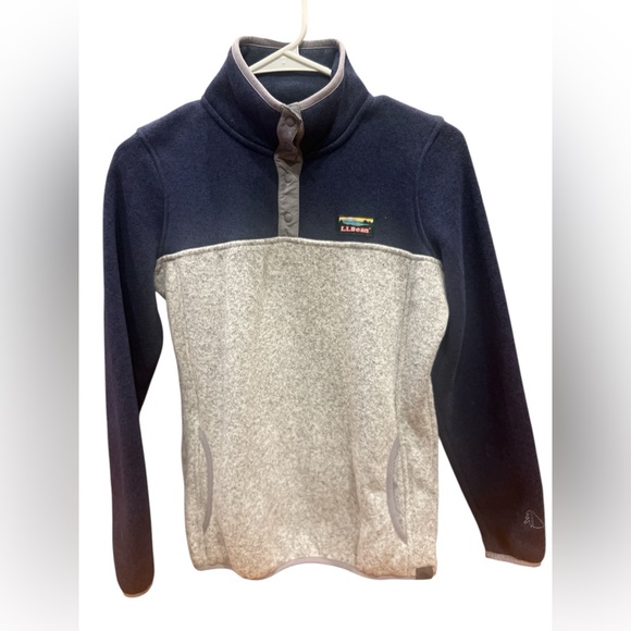 LL BEAN | Sweater fleece pullover quarter snap XXS - Picture 2 of 6
